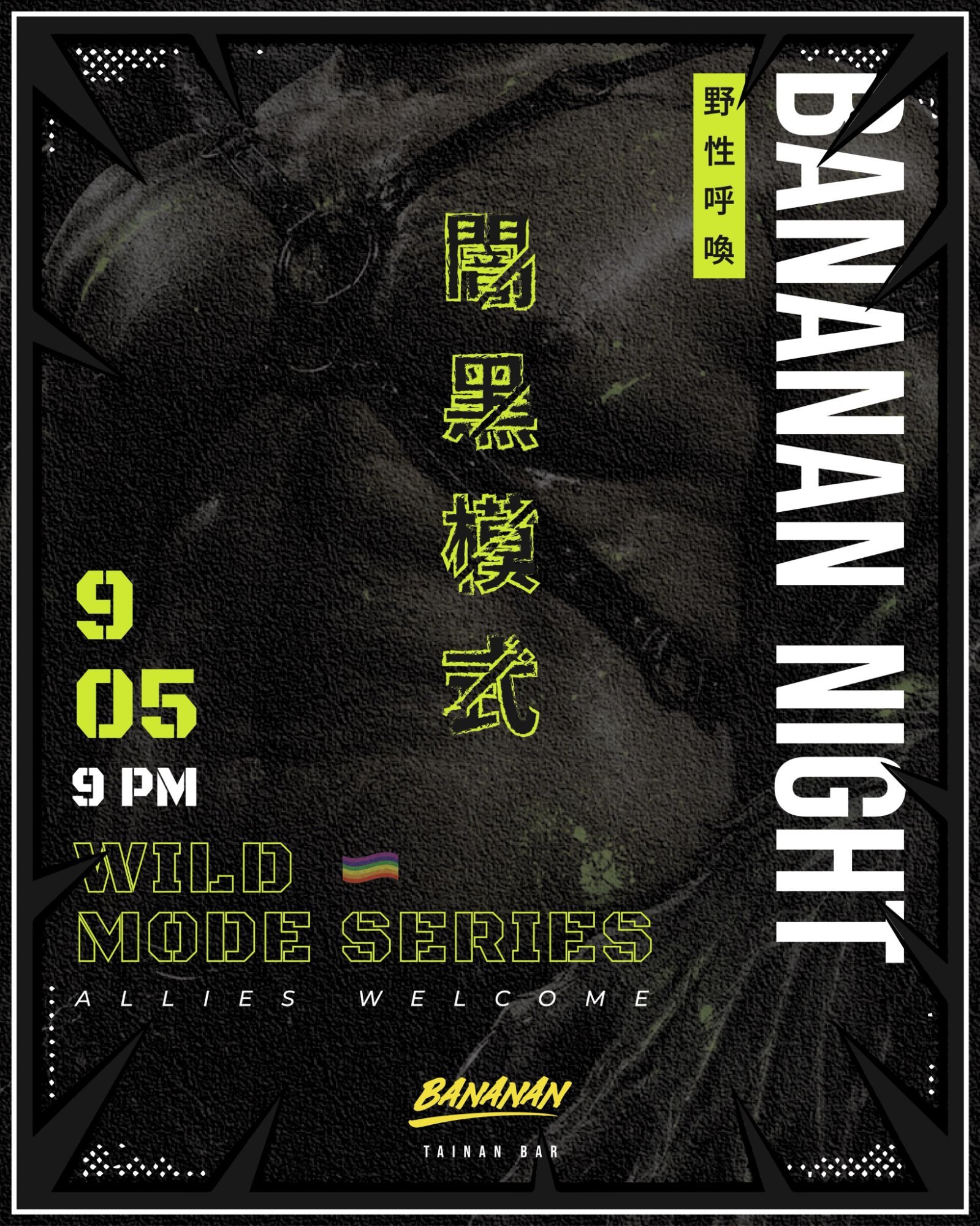 BANANAN Dark Mode Night